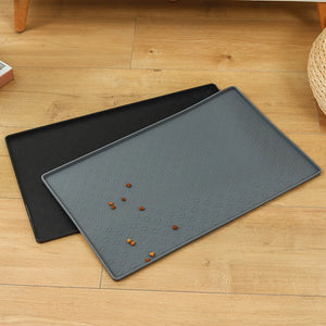 Waterproof Pet Placemat Dog Cat Food Mat Dog Feeding Mat Cat Dog Drinking Feeding Placemat Silicone Pet Bowl Pad Feeder Mats