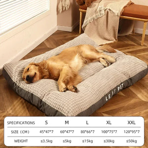 Warm Dogs Sleeping Bed Soft Fleece Pet Blanket Detachable Cat Puppy Mat Cushion for Small Medium Large Dog Pet Supplies dog bed