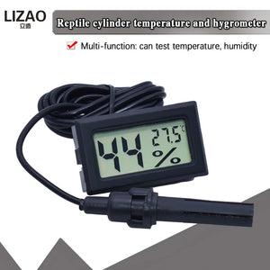 -50 to 110 Digital Thermometer Mini LCD Display Meter Fridges Freezers Coolers Aquarium Chillers Mini 1M Probe Instrument