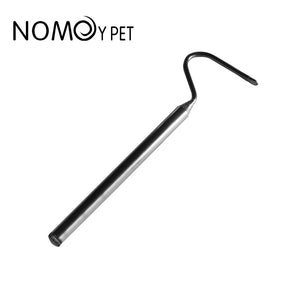 Retractable Snake Hook Stainless Steel Long Handle Snake Catching Tool Trap Snake Tongs Reptiles Handling Tool