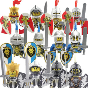 Military Building Blocks Solider Figures Gifts Toys Gifts Medieval Lion Heart Hospital Teutonic Knight The War of Roses Horse