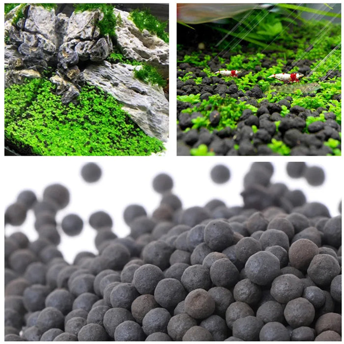 Fish Tank Water Plant Fertility Substrate Aquarium Plant Soil Substrate Gravel For Fish Tank Grass Weed Landscaping Decoration