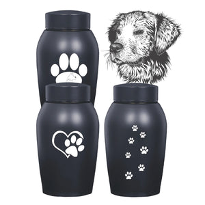 500ML Pet Cremation Memorial Urn Retain Memories Burial Keepsake for Funeral Box Pet Cremation Urn Kittens Puppy Keepsake