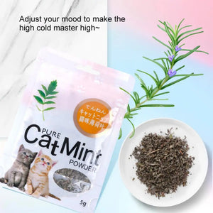 Natural Premium Catnip Cattle Grass Interactive Cat Non-toxic 5g Menthol Flavor Funny Cat Supplies Keep Pet Health Cat Toy