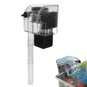 For Aquarium Fish Tank Filter Water Pumps External Hang Up Filter Oxygen Submersible Water Purifier Mini Aquarium Filter Pump