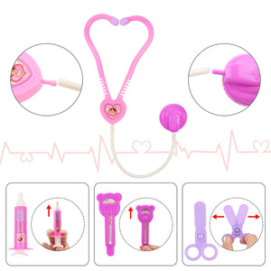 Children's playhouse doctor toy simulation syringe stethoscope simulation nurse simulation medical equipment