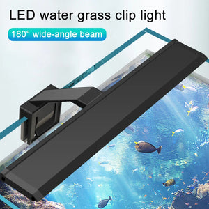 Aquarium LED Fish Tank Light Super Slim Plants Grow Clip Lights Lamp Aquatic Aquarium Lamps Lighting 220V 5W/7W/9W/12W