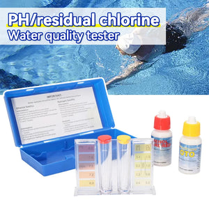 PH Chlorine Water Test Kit Tester Hydrotool Testing Kit Swimming Pool Hydroponics Aquarium Accessories