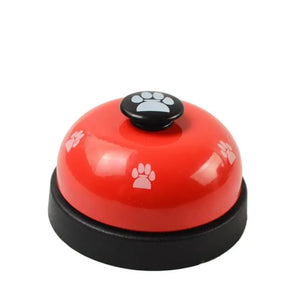 1pc Pet Training Bells Cat Training Interactive Toy Called Dinner Small Bells Footprint Ring Trainer Feeding Reminder For Teddy