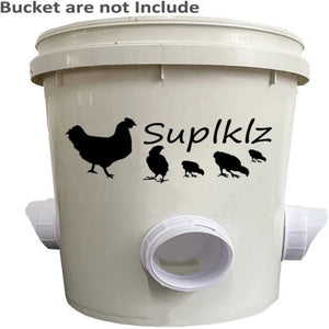 Poultry Professional Feeder Disposable Pigeon Farm Poultry Feeding Supplies Gravity Feed Kit