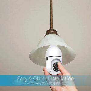 YI IOT WiFi 360° Rotating 1080P Bulb Camera Motion Detection Two Way Audio CCTV IP Home Security Camera Pet Baby Monitor