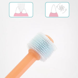 Pet Toothbrush 360-degrees Dogs Toothbrush Dog Teeth Cleaning Soft Hair Cat Teeth Brush Small Head Dogs Tooth Brush Pet Products