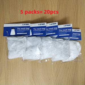 20pcs Easy Clean Filter Mesh Bag for Aquarium Gravel Cleaner Net Bag Fish Tank Water Changer Filter Accessories Reusable Bag