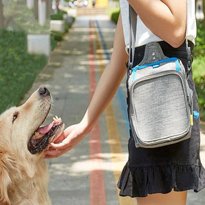 Oxford Cloth Dog Treat Pouch Dog Outdoor Walking Accessories Odorless Reusable Portable Training Bag Dog Behavior Aids