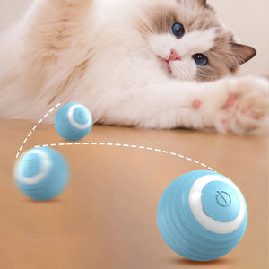 Smart Cat Toys Interactive for Cats Training Self-moving Kitten Toys Electric Cat Ball Toys Automatic Rolling for Indoor Playing