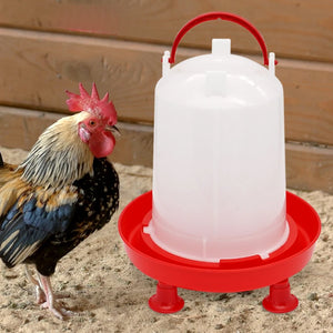 3L Poultry Automatic Chicken Water Bucket 1.5kg Feeder Barrel Water Bucket Quail Drinking Farm Chicken Coop Water Supply