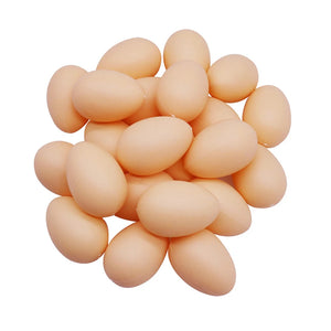 10 Pcs Chicken House Small Fake Eggs 5*3.4cm Farm Animal Supplies Cages Accessories Guide Chicken nest Egg Kids Toys Painting
