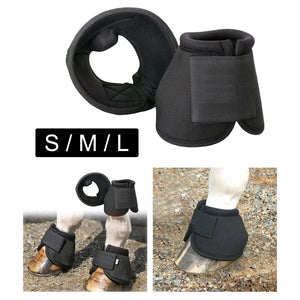 Long Lasting Horse Bell Boots Tear Resistant Equestrian Equipment Pair