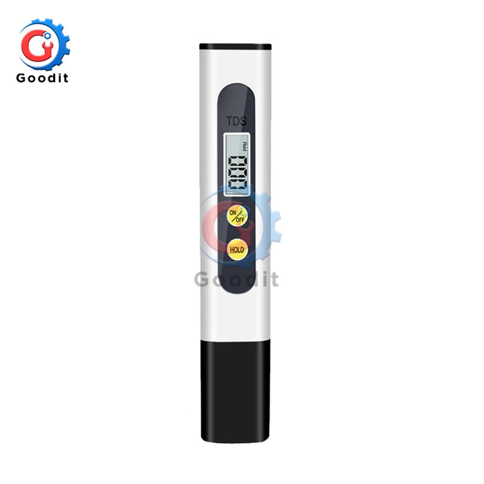 TDS Meter Digital Water Tester 0-9990ppm Drinking Water Quality Analyzer Monitor Filter Rapid Test Aquarium Hydroponics Pools