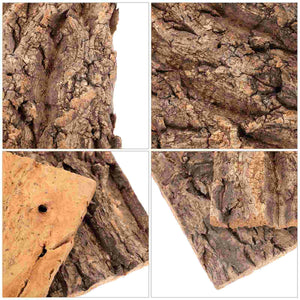 Bark Decoration Reptile Terrarium Landscape Cork Reptiles Tank Accessories Tortoise Habitat Tree