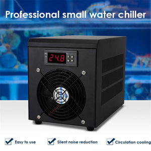 0-100℃ Aquarium Water Chiller 60L Fish Tank Cooler System Temperature Setting Device Constant For Fish Shrimp Breeding Tool