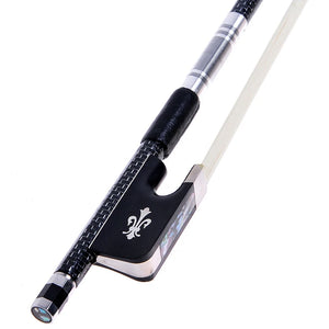 4/4 Carbon Fiber Cello Bow Hand Crafted by Professional Bow Makers Strong Stiff & Well Balanced Mongolian Horse Hair For Cellist