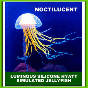 Jellyfish Artificial Swim Jellyfish Luminous Ornament Aquatic Landscape Fish Tanks Decoration Aquarium Accessories Pet Supplies