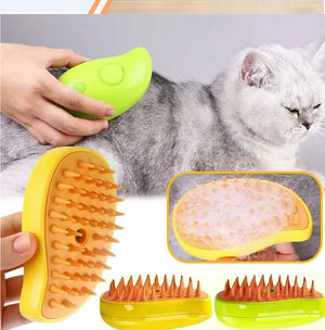 Cat Dog Steamy Brush Steam Brush Electric Sprayer for Massage Pet Grooming Tool 3 in 1 Electric Sprayer Massage Comb Supplies