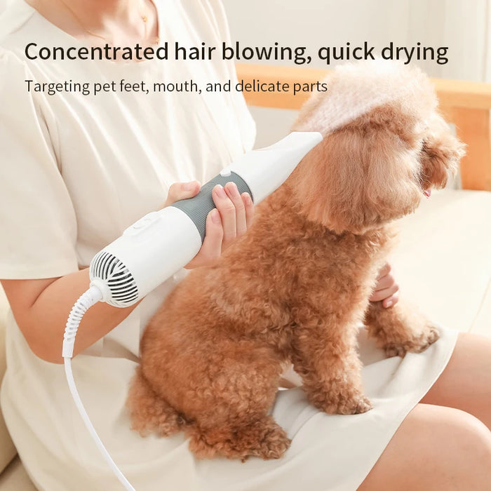 3 in1 Pet Dog Dryer Quiet Dog Hair Dryers and Comb Brush Grooming Kitten Cat Hair Comb Puppy Fur Blower Low Noise Temprature