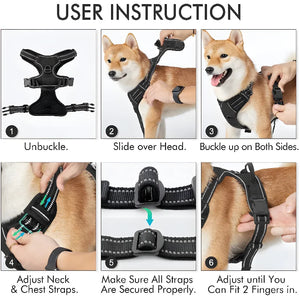 Pet Dog Harness Reflective Adjustable Breathable Vest Chest Strap for Small Medium Big Dog Harness Harnesses for dogs