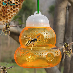 Outdoor Wasp Safety Protection Plastic Gourd Bee Trap Trap Insect Trap Bee Trap Garden Greening