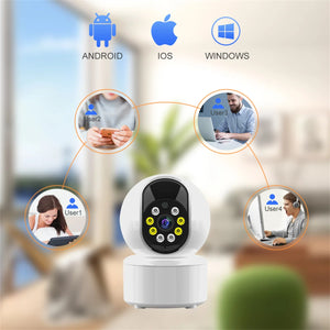 5MP Wireless Indoor Security Camera Pan Tilt Surveillance Camera for Baby Monitors And Dog With Motion Detection Smart WiFi Cam