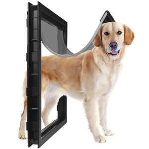 Pet Door for Doors High Quality ABS Flame PVC Enter Outer Flap Door Anti Raining Door Cover Extra Insulated & Cold Weather