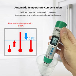 ORP-200 Temperature ORP Meter -999~1000mv Digital Redox Tester IP67 Waterproof for Water Treatment Swimming Pool Aquarium SPA