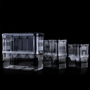 3 Sizes Double-layer Clear Fish Breeding Isolation Box Aquarium Fish Tank Hatching Incubator Fish House Wholesale