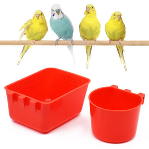 Bird Feeder Water Bird Cage Parrot Plastic Dringking Bowls Water Drinker for Pigeon Quail Chicken Duck bowls And Drinkers 1 Pc