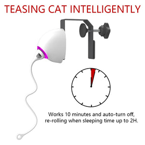 Electric Cat Toy Rope Automatic Teaser Cat String Toys Hanging Door Interactive Kitten Game Toy Random Swing Cat Catching Sticks