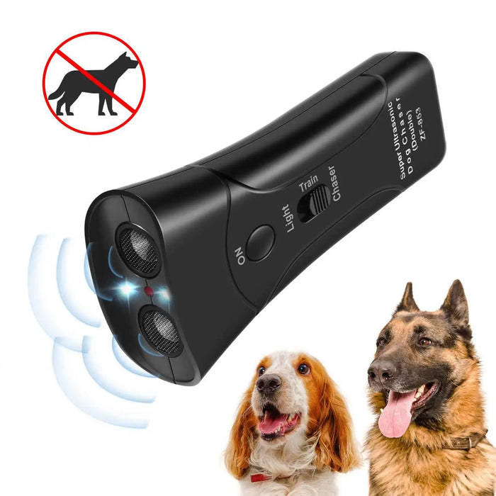 Dog Repeller Repellents Dogs Ultrasonic Bark Deterrents Training Equipment Anti Barking Stop Bark Deterrents Flashlight Led