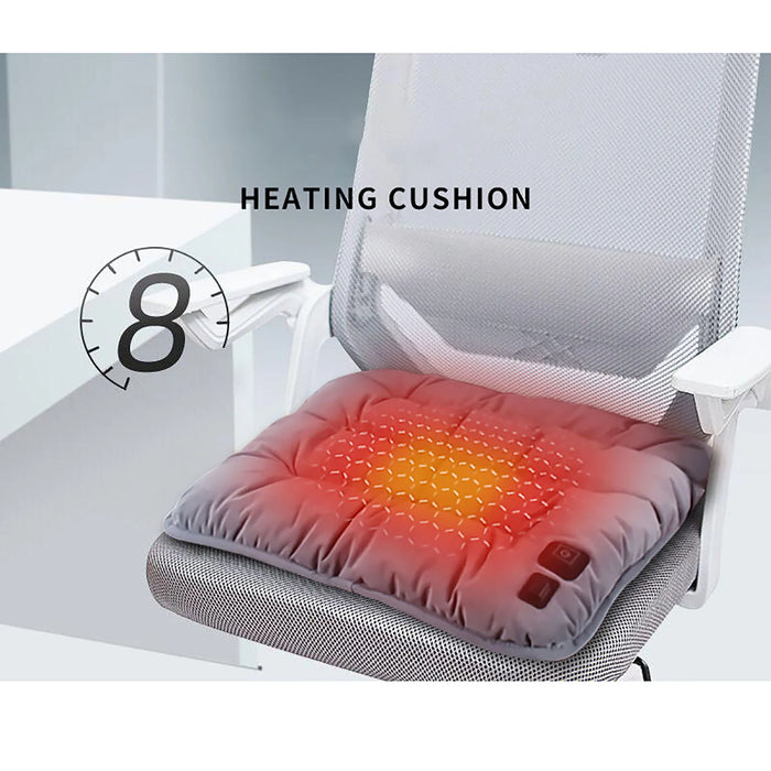 Electric Heating Cushion Chair Car Pet Body Winter Heated Pad Warmer 3 Speed Adjustable Temperature Electric Blanket Type-C