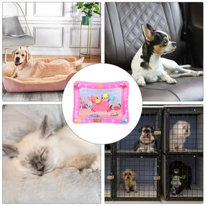 1pc Summer Cooling Pet Water Bed Cushion Ice Pad Dog Sleeping Square Mat for Puppy Dogs Cats Pet Kennel Top Quality Cool Cold