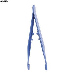 1pc/10pcs Plastic Terrarium Clamp Feeding Tool Skid Bottle Clips Turtle Nippers Anti-slip Sterilized Forceps Reptiles Tweezer