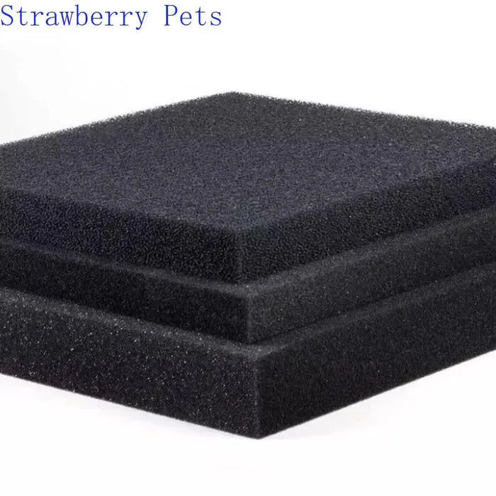 Multi Sizes Black Filtration Foam Aquarium Fish Tank Biochemical Filter Sponge Pad Skimmer Long Use Time Sponge Supply Tank