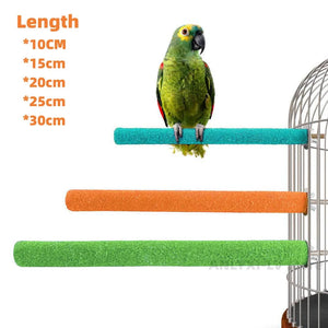 Bird Claw Beak Grinding Bar Standing Stick Parrot Station Pole Bird Supplies Parrot Grinding Stand Claws Cage Accessories