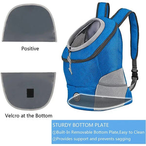 Pet Dog Travel Backpack Portable Outdoor Breathable Mesh Cat Puppy Double Shoulder Carrier Bag for Small Large Dogs Pet Supplies