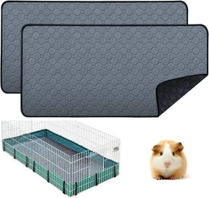 Guinea Pig Cage Lining Washable Guinea Pig Skin Pad Reusable and Non slip Urinary Pad for Guinea Pig Cat and Dog Beds