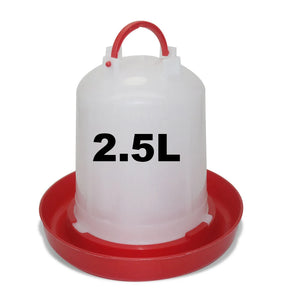 2.5L plastic water dispenser for poultry and chicken coops Drinking water equipment for poultry and pet farming on farms