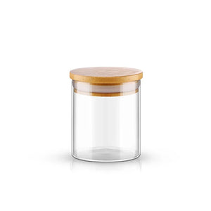 5/10/12/20/24pcs Transparent Glass Bottles Jars Vials Terrarium with Bamboo Lids for Art Crafts Wedding Favors 30*50mm 15ml