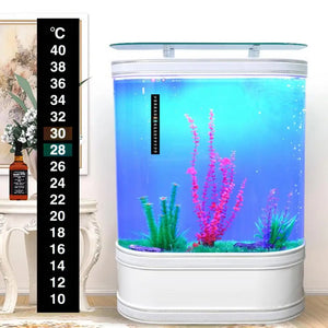 Dual Scale Aquarium Thermometer Fish Tank Liquid Fahrenheit Sticker Digital Aquarium Thermometer Stick Aquatic Pet Supplies