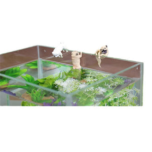 Mini Cartoon Dog Ornament Resin Figurine DIY Crafts Statue For Fish Tank Fishbowl Aquarium Accessories Home Decoration