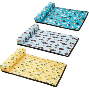 Pet Pillow Cooling Mat Cat Bed Dog House Pad Summer Dogs Cats Ice Silk Cooling Blanket Cushion Pet Sofa Kitten Puppy Supplies